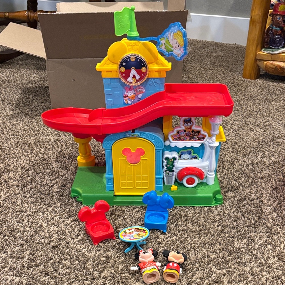 Fisher Price Little People Magical Day At Disney Playset